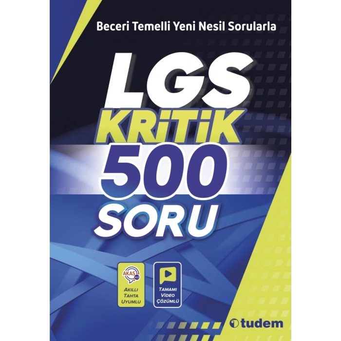 LGS 8. SINIF KRİTİK 500 SORU