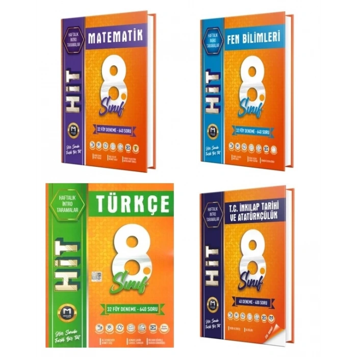 LGS 8. Sınıf Mozaik Haftalık Deneme Sınavı Seti