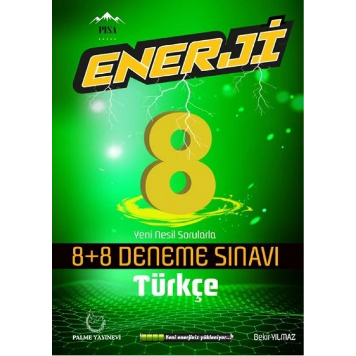 LGS 8.SINIF ENERJİ TÜRKÇE 8+8 DENEME