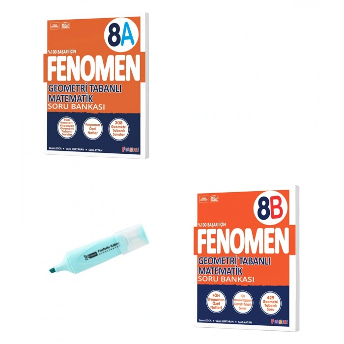 LGS 8.Sınıf Geometri Tabanlı Matematik A Ve B Soru Bankası
