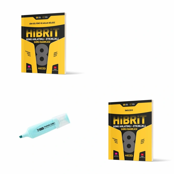 LGS 8.Sınıf HİBRİT Din Kültürü Ve İngilizce Konu Anlatımlı Etkinlikli Soru Bankası