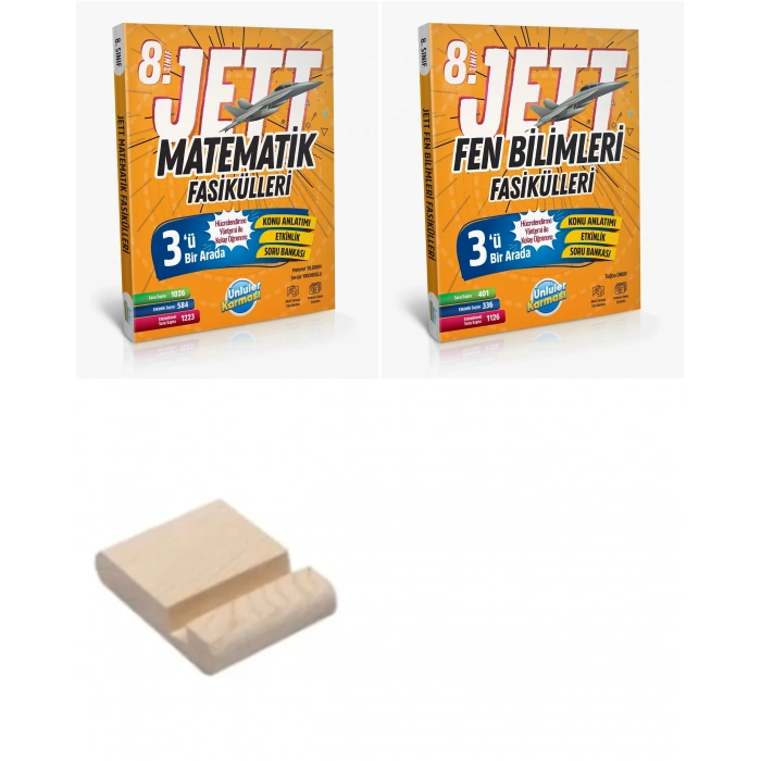 LGS 8.Sınıf JETT Matematik Fen Bilimleri Fasikülleri Seti