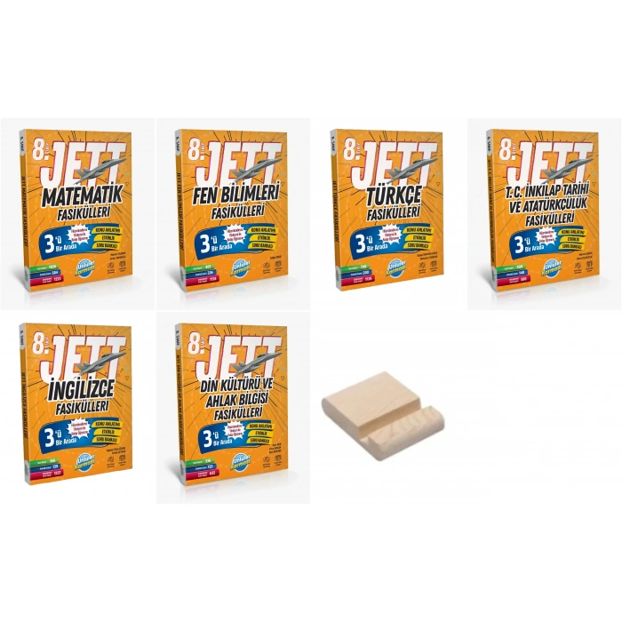 LGS 8.Sınıf JETT Tüm Dersler Fasikülleri Seti