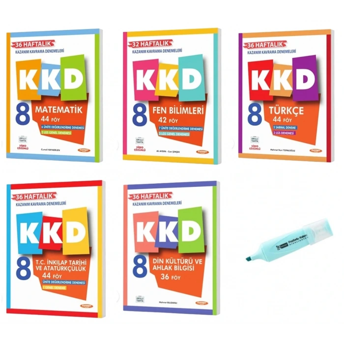 LGS 8.Sınıf KKD Matematik Fen Bilimleri Türkçe  İnkılap ve Din kültürü Deneme