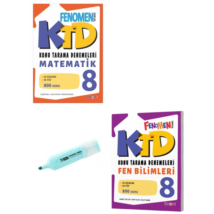 LGS 8.Sınıf KTD Matematik Ve Fen Bilimleri 40 Deneme