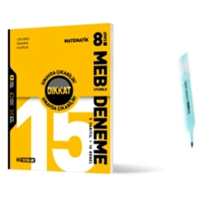 LGS 8.Sınıf Matematik Deneme MEB Uyumlu DİKKAT Sınavda Çıkabilir