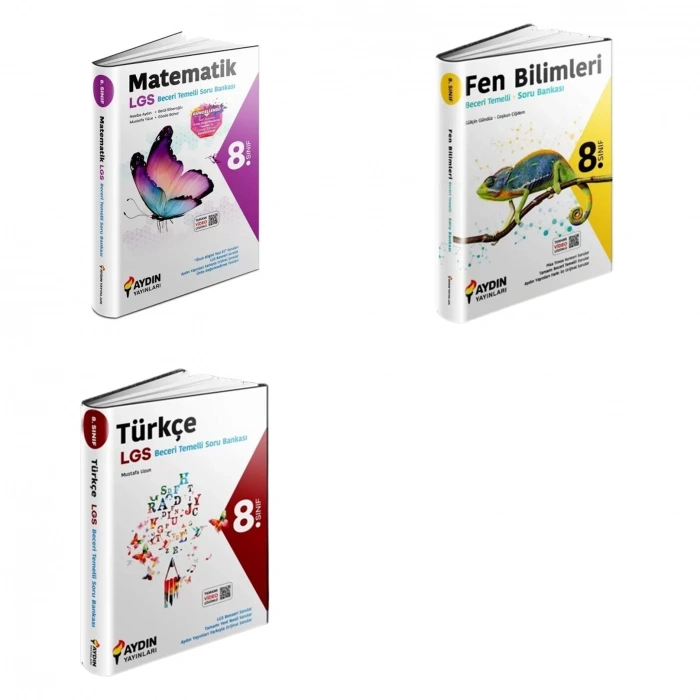 LGS 8.Sınıf Matematik Fen Bilimleri Türkçe BTS Soru Bankası
