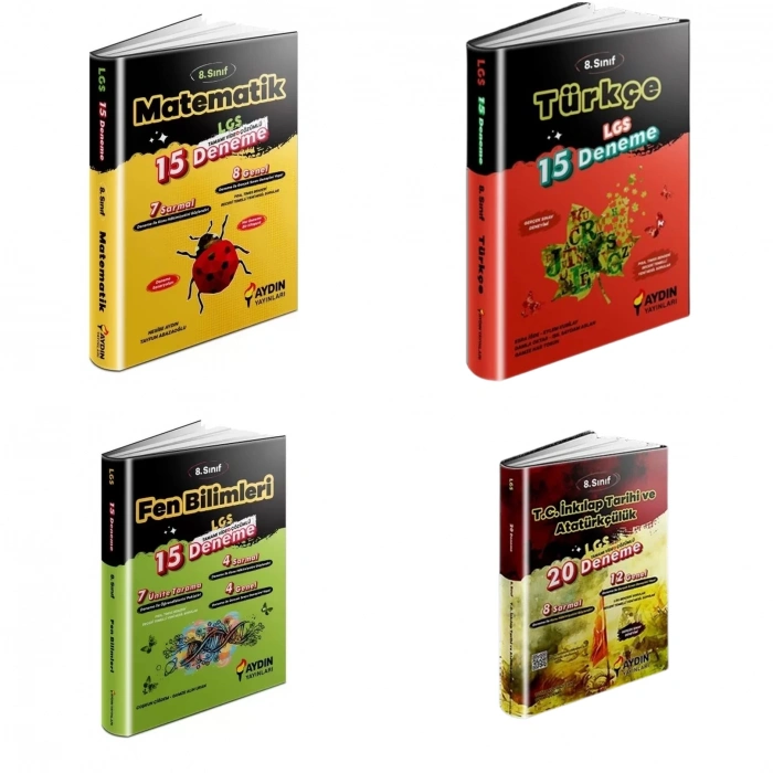 LGS 8.Sınıf Matematik Fen Bilimleri Türkçe İnkılap Deneme