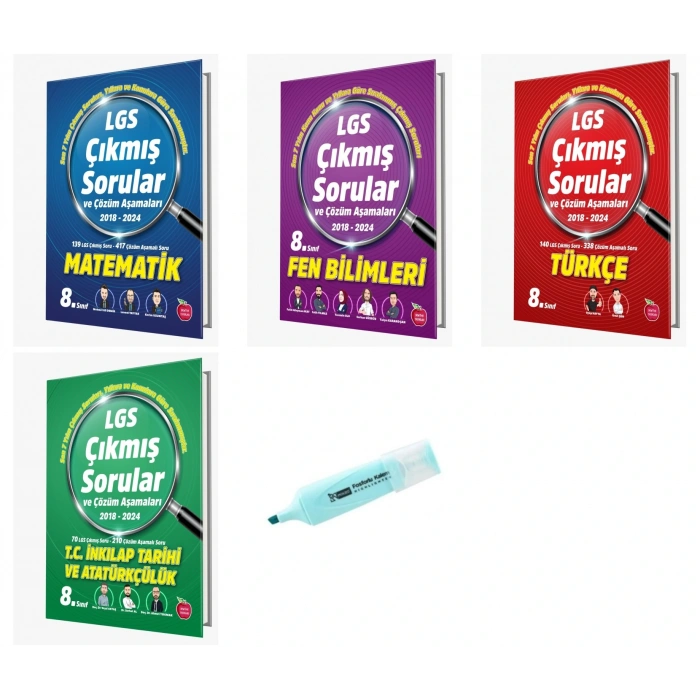 LGS 8.Sınıf Matematik Fen Türkçe İnkılap Çıkmış Sorular