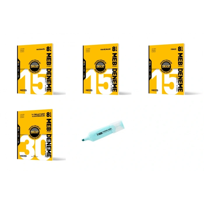 LGS 8.Sınıf Matematik Fen Türkçe İnkılap DİKKAT Sınavda Çıkabilir Deneme