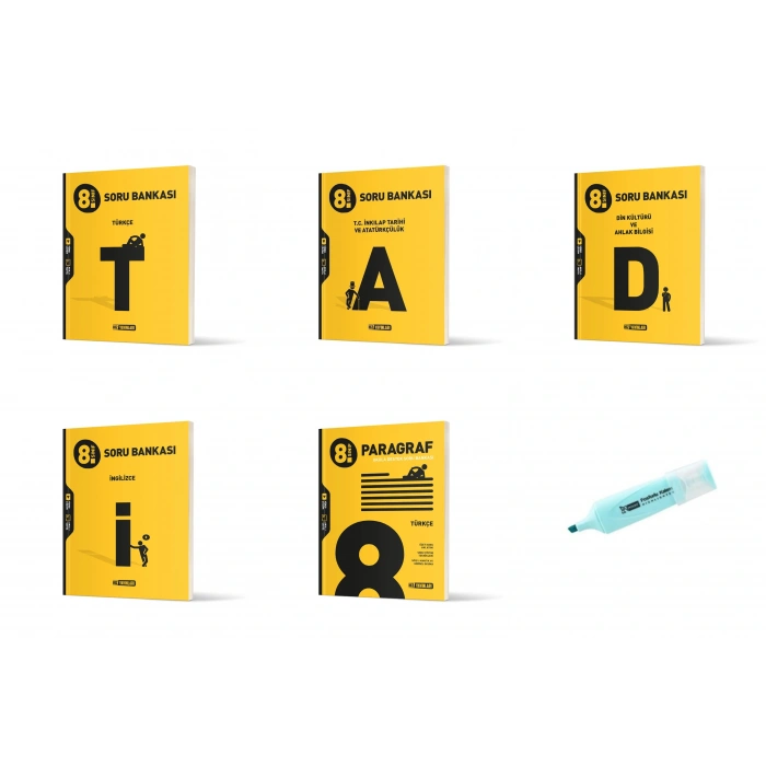 LGS 8.Sınıf Türkçe İnkılap Din Kültürü İngilizce Ve Paragraf Soru Bankası