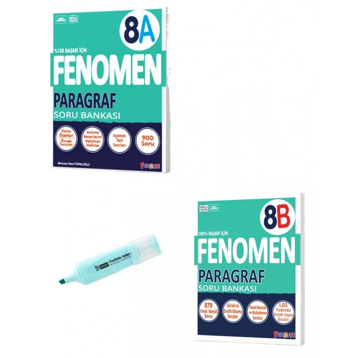 LGS 8.Sınıf Paragraf A Ve Paragraf B Soru Bankası