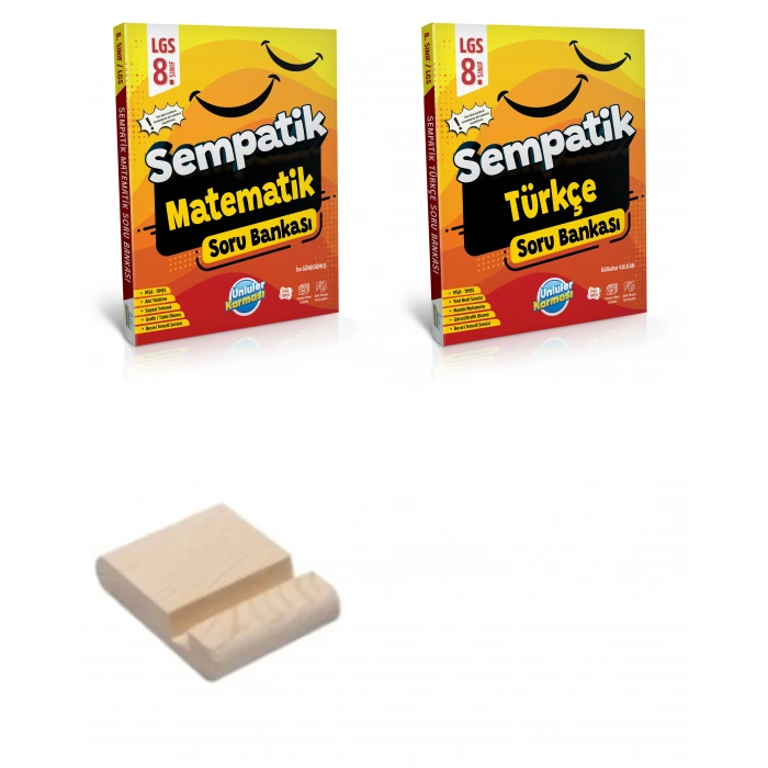 LGS 8.Sınıf Sempatik Matematik ve Türkçe Soru Bankası