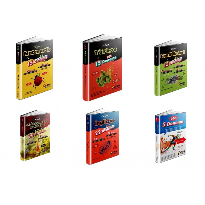 LGS 8.Sınıf Tüm Dersler ve Genel Deneme Seti
