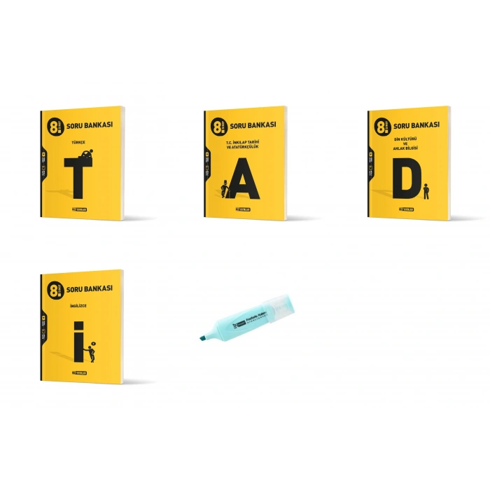 LGS 8.Sınıf Türkçe İnkılap Tarihi Din Kültürü Ve İngilizce Soru Bankası