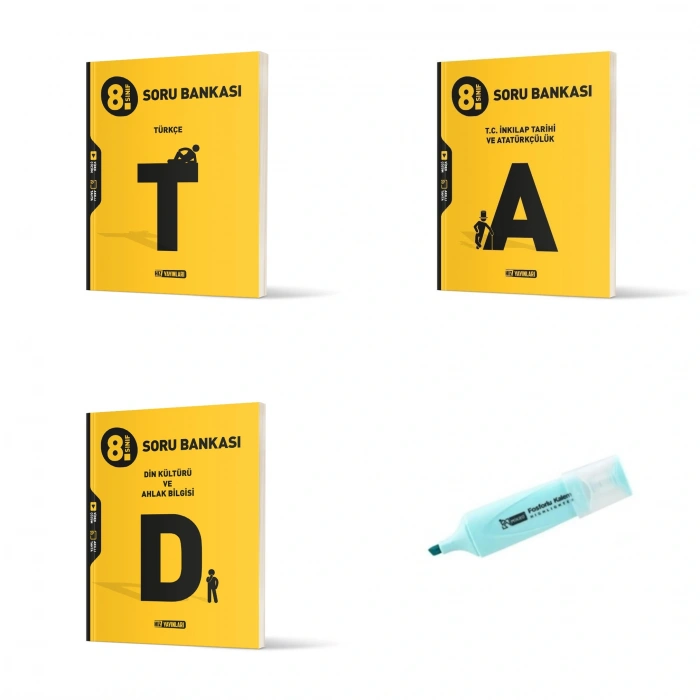 LGS 8.Sınıf Türkçe İnkılap Tarihi Ve Din Kültürü Soru Bankası