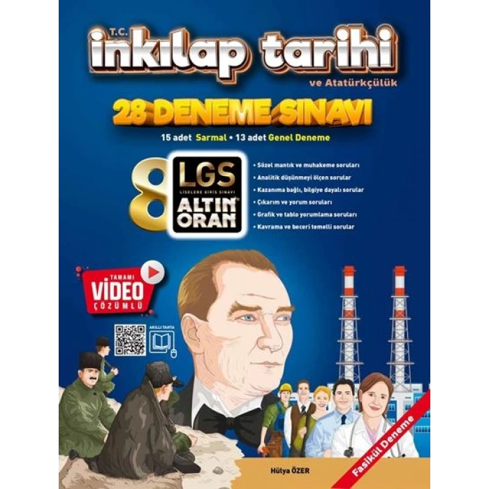 LGS ALTIN ORAN 8.SINIF T.C.İNKILAP TARİHİ VE ATATÜRKÇÜLÜK 28 DENEME SINAVI