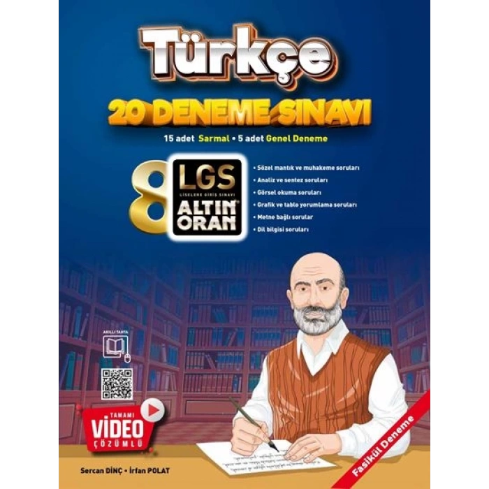 LGS ALTIN ORAN 8.SINIF TÜRKÇE 20 DENEME SINAVI