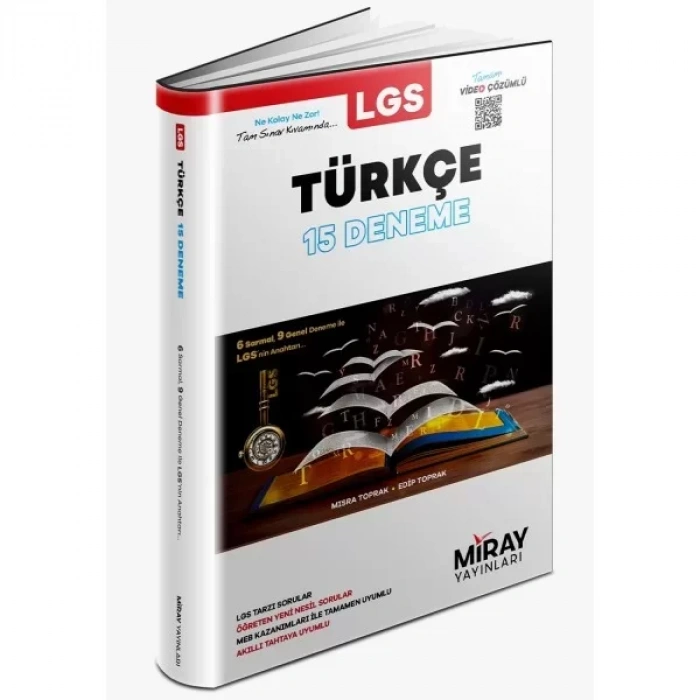 Miray LGS 8. Sınıf Türkçe 15 Deneme