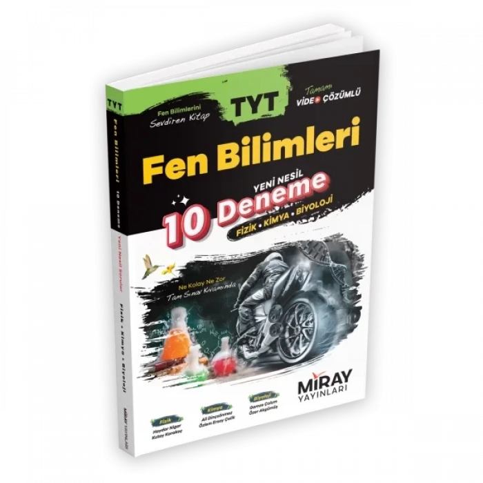 Miray TYT Fen Bilimleri 10 Deneme