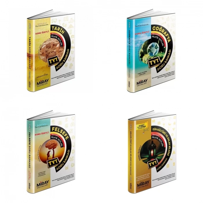 Miray TYT Tarih Coğrafya Felsefe Din konu Özetli Soru Bankası