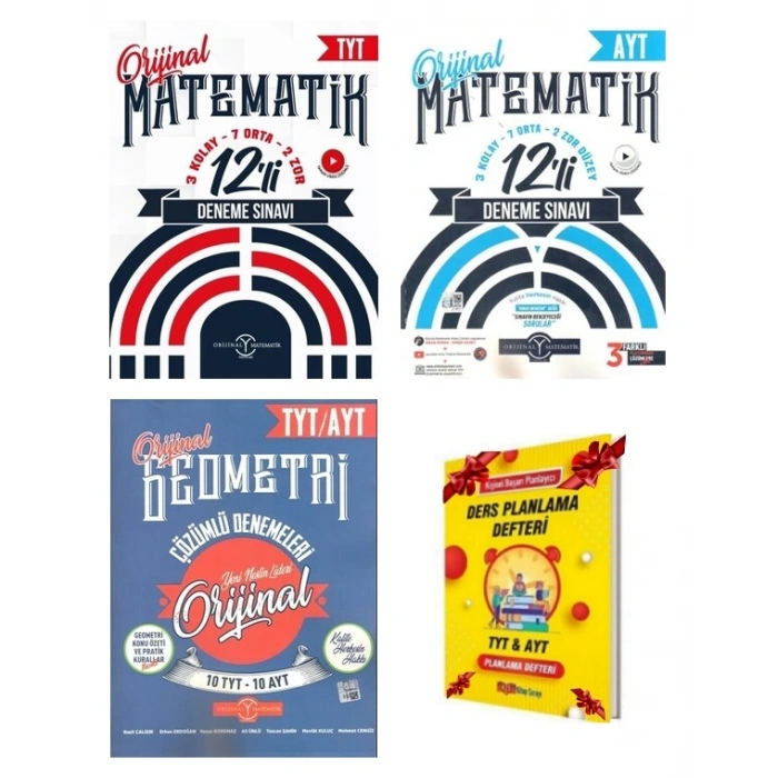Orjinal TYT- AYT Matematik Geometri Denemeleri