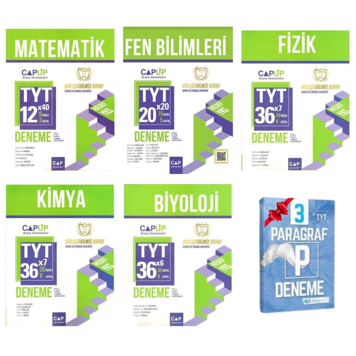 TYT ÇAP Matematik Fen Bilimleri Fizik Kimya ve Biyoloji Deneme