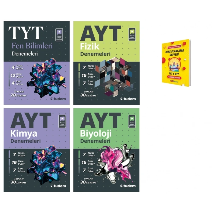 TYT Fen Bilimleri ve AYT Fizik Kimya Biyoloji Denemeleri