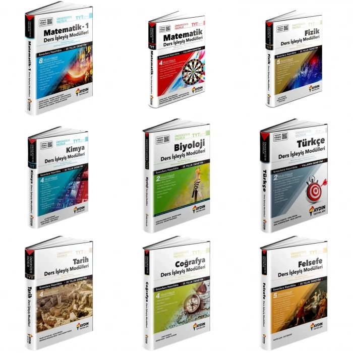 TYT Ders İşleyiş Modülleri Tüm Dersler Set