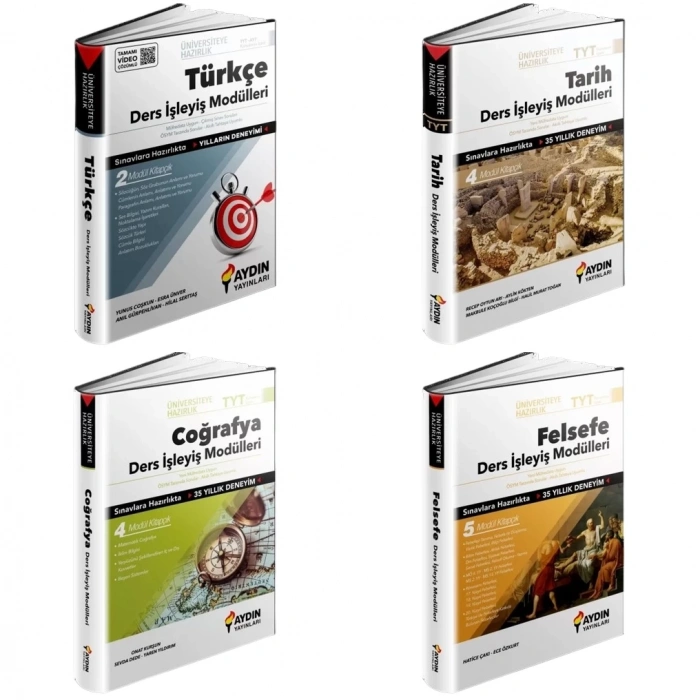 TYT Türkçe Tarih Coğrafya Felsefe Ders İşleyiş Modülleri