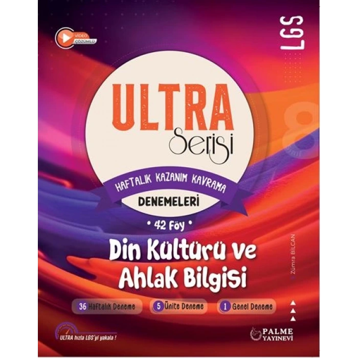 ULTRA Serisi LGS Din Kültürü ve Ahlak Bilgisi Denemeleri 42 Föy