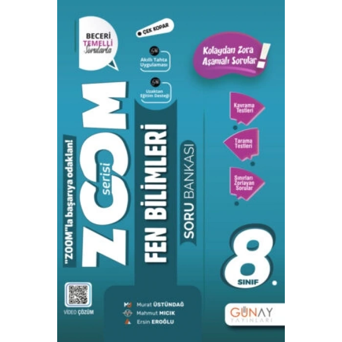 ZOOM LGS 8. Sınıf Fen Bilimleri Soru Bankası