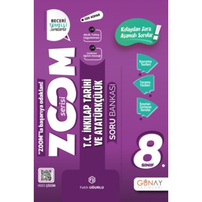 ZOOM LGS 8. Sınıf İnkılap Tarihi Soru Bankası