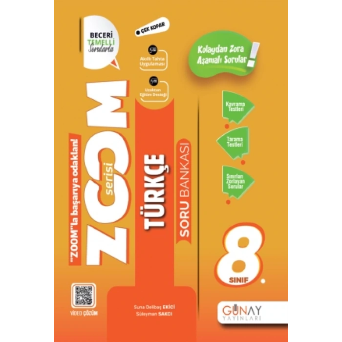 ZOOM LGS 8. Sınıf Türkçe Soru Bankası