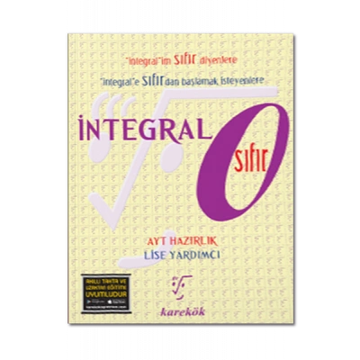 İNTEGRAL SIFIR