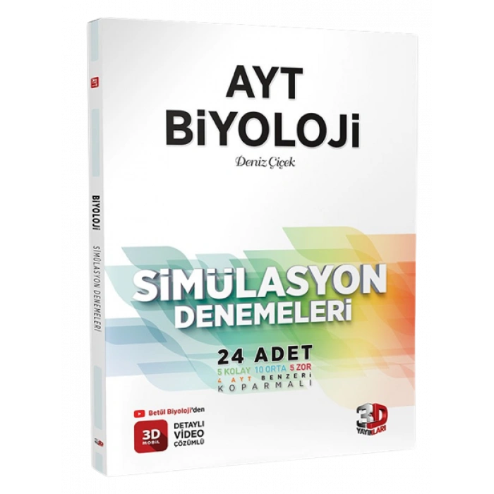 AYT Fen Bilimleri+Fizik+Kimya+Biyoloji Deneme Tamamı Video Çözümlü