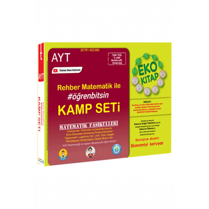 AYT MATEMATİK FASİKÜLLERİ SETİ EKO