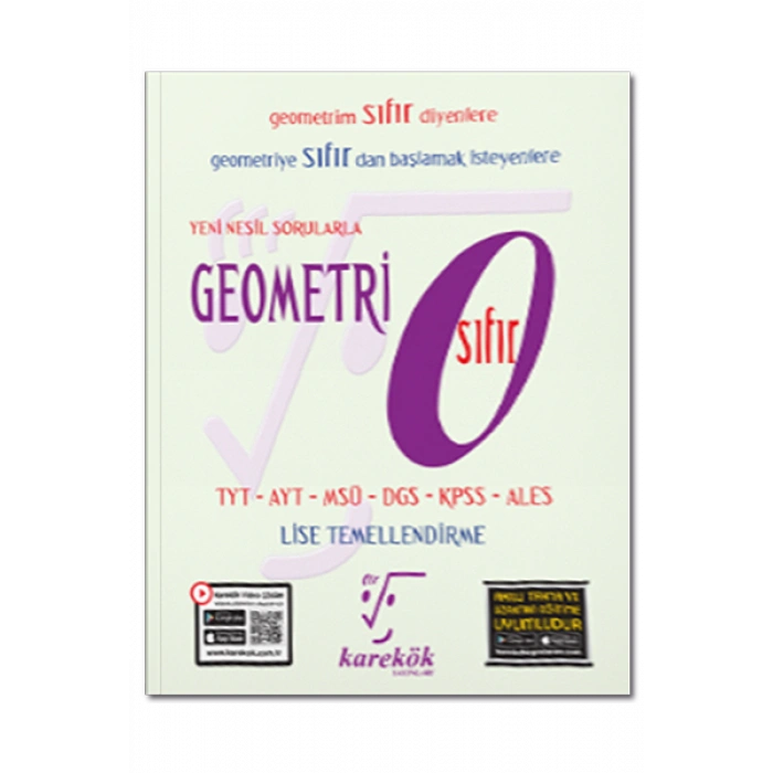 TYT AYT MSÜ KPSS ALES DGS GEOMETRİ SIFIR