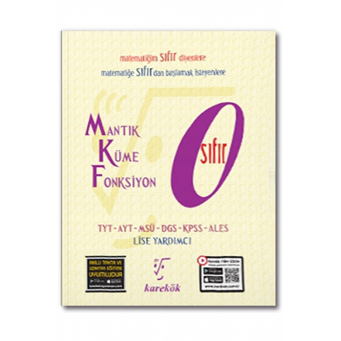 TYT DGS KPSS ALES MATEMATİK SIFIR MANTIK KÜMELER FONKSİYONLAR KONU ANLATIMI