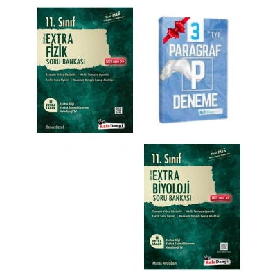 11.Sınıf Extra Fizik ve Biyoloji Soru Bankası