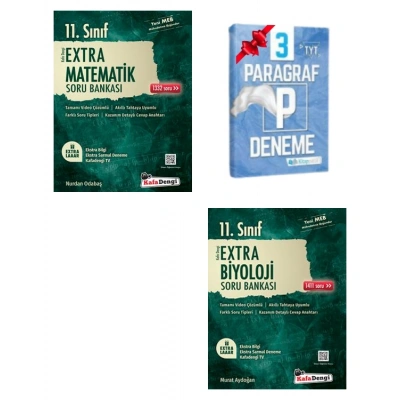 11.Sınıf Extra Matematik ve Biyoloji Soru Bankası