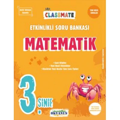 3. Sınıf Classmate Matematik Etkinlikli Soru Bankası