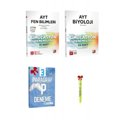 3D Yayınları AYT Fen Bilimleri ve Biyoloji Simülasyon Denemeleri Tamamı Video Çözümlü