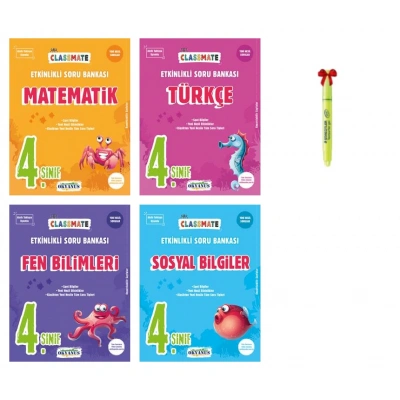 4.Sınıf Classmate Matematik Türkçe Fen Bilimleri ve Sosyal Bilgiler