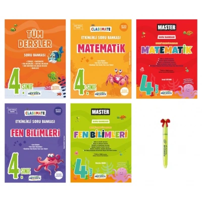 4.Sınıf Classmate Tüm Dersler Matematik Fen ve Master Matematik Fen