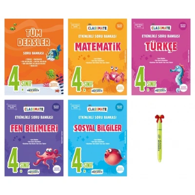 4.Sınıf Classmate Tüm Dersler Matematik Türkçe Fen Sosyal