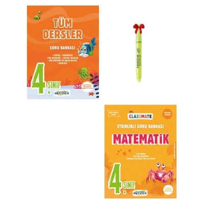 4.Sınıf Tüm Dersler ve Classmate Matematik
