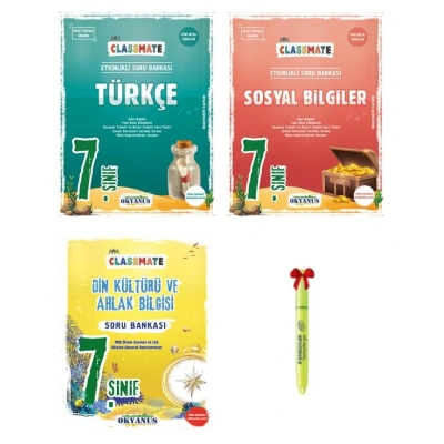 7.Sınıf Classmate Türkçe Sosyal Bilgiler Din Kültürü Soru Bankası