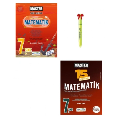 7.Sınıf Master Matematik Soru Bankası ve Master Matematik Deneme