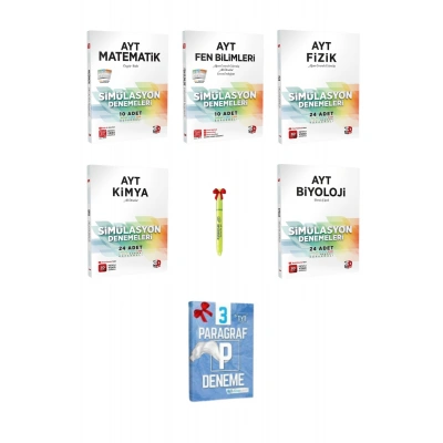 AYT Matematik+Fen+Fizik+Kimya+Biyoloji Deneme Tamamı Video Çözümlü